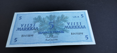 5mk 1963 Litt.A, UUS-Koi, B-sarjaa