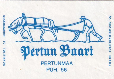 Pertunmaa, Pertun Baari, hevonen, maatyö 2/14