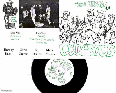 CROP DOGS the first mission EP -1995- ....new york hc