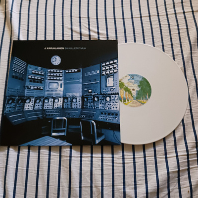 J. Karjalainen – Sä Kuljetat lp orig 2018 white huippukunto