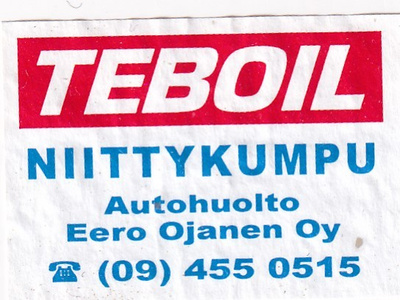 Niittykumpu, Eero Ojanen Oy, Teboil   2/15