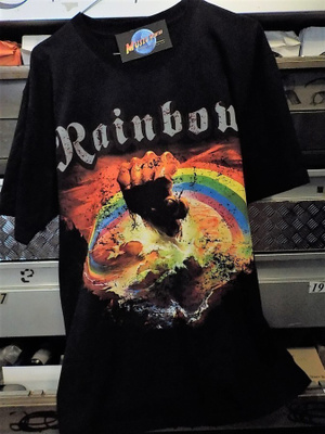 RAINBOW - RISING UUSI 2018 KIERTUE T-PAITA M KOKO