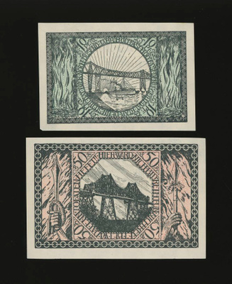 Saksa Notgeld 10, 50 Pfg, Rendsburg 1918