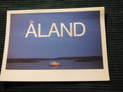 Viking Line. Åland. Laivapostikortti