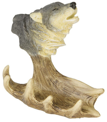 WOLF CARD HOLDER 12CM	(57 997)	(wo-120)käyntikorttiteline.