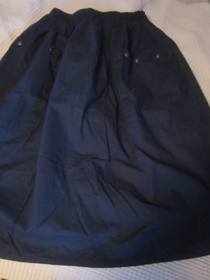 Tummansininen Vintage Hame C 38 Finn Flare