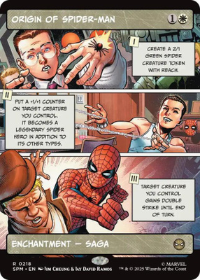MtG Marvel's Spider-Man #218: Origin of Spider-Man Foil
