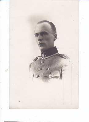 VANHA Valokuva Upseeri Hyvä Merkki Markovilla 1922