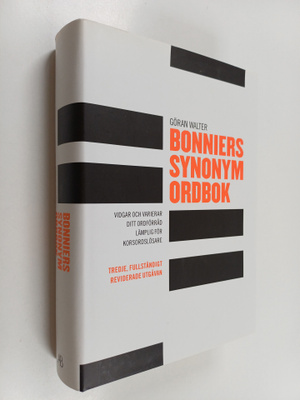 Göran Walter : Bonniers synonymordbok