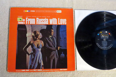 JOHN BARRY: From Russia With Love LP (Soundtrack) James Bond