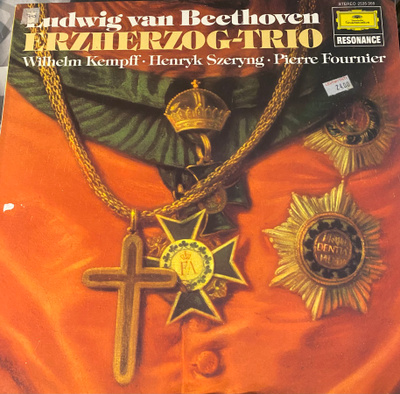 Beethoven: Erzhetzog Trio - Kempf, Szeryng, Fournier