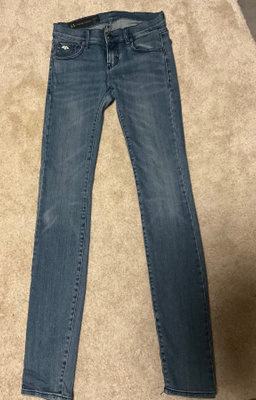 ARMANI EXCHANGE kulutettu skinny farkut 24 xs