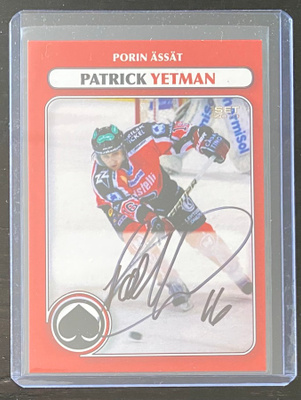 10-11 Ässät Team Set Signature Patrick Yetman /50