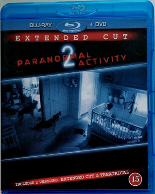 PARANORMAL ACTIVITY 2, EXTENDED CUT BLU-RAY + DVD