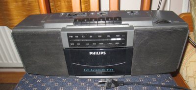Philips radio-kasettisoitin, vikaa