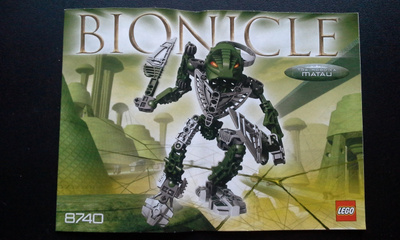 LEGO 8740 Bionicle Matau ohjevihko
