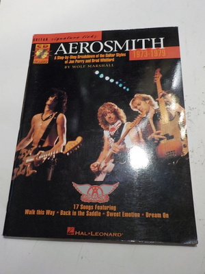 AEROSMITH - 1973-1979 KITARA NUOTTIKIRJA + CD