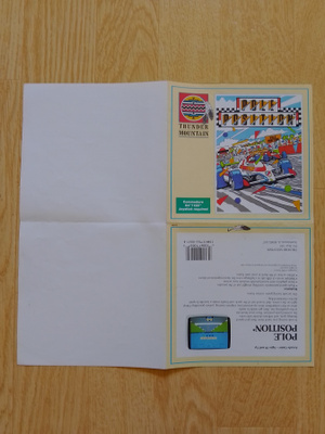 Pole Position C64 disk ohjeet