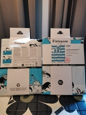 FINLAYSON/ Muumi Pussilakanasetti Delfiini Muumi 1 kpl