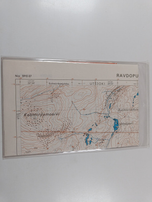 Topografinen kartta 1:20 000, N:o 3913 07 : Ravdopuolddsak