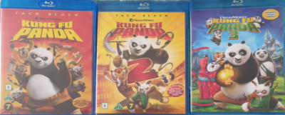 KUNG FU PANDA 1 - 3 BLU-RAY