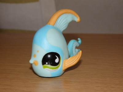 LITTLEST PET SHOP sininen ENKELIKALA, KALA #831