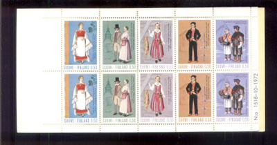 ååse . SUOMEN KANSALLISPUKUJA . Pm-vihko 1972 . ** .
