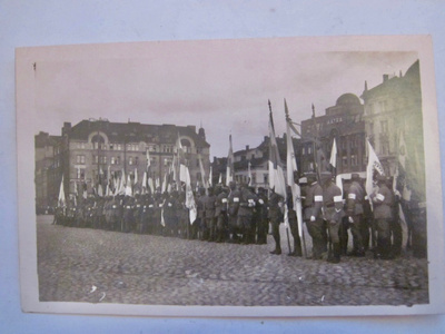 VANHA Valokuva Helsinki 1919 Suojeluskunta ym