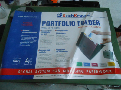 Erich Krause Portfolio Folder, Uusi,