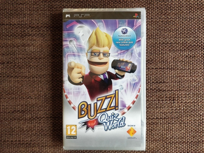 Uusi Buzz! Quiz World PSP NIB