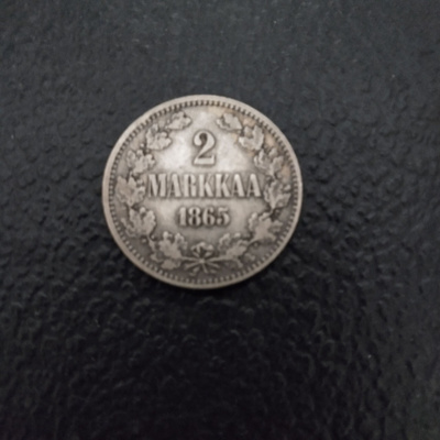 2 Markkaa 1865