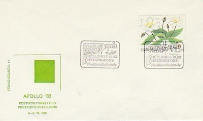 ERIKOISLEIMA ,Postikorttinäyttely Apollo, 5.10.1983