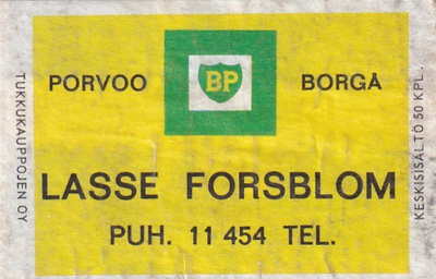 Porvoo -. Borgå , Lasse Forsblom   2/9