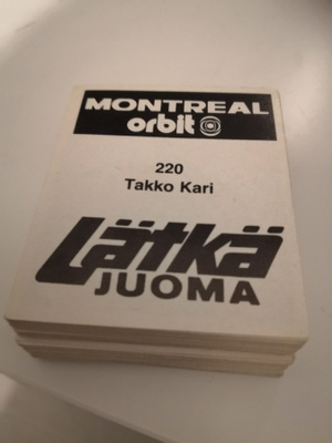 Mallasjuoma 1980 keräilykuvat alk.4e/kpl