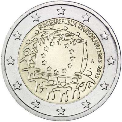 SAKSA ERIKOISEURO 2 EUROA 2015 (EU:N LIPPU 30 V.) 