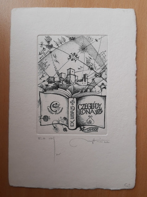 Molnar iscsu Istvan EX LIBRIS Ilona Czegledy