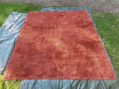 KASTHALL 3.3m×3.3m, käsin tuftattu matto puhdasta pellavaa