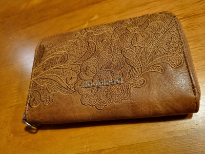 Desigual Melody Mini Fleuri Caramel Wallet