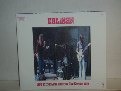 Caliban CD Live At The Last Night Of The Cavern 1973