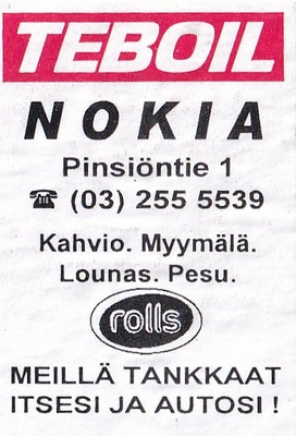 Nokia ,TEBOIL   6/4