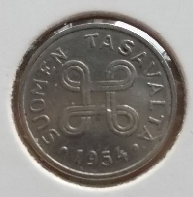 Suomi 1954 1 Penni