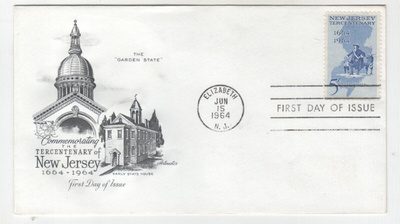USA FDC 1964 new Jersey