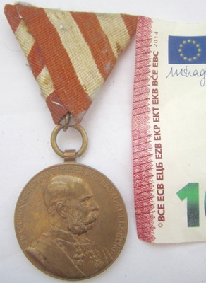 VANHA Mitali Itävalta-Unkari Keisari Franz-Josef 1898