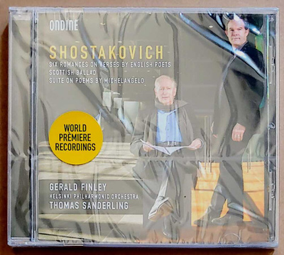 SHOSTAKOVICH • FINLEY: Six Romances et al – Sealed! 2014 CD