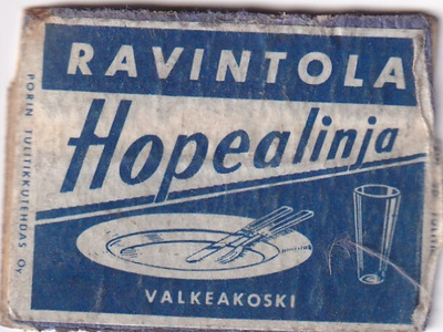 Valkeakoski, Ravintola Hopealinja       s33