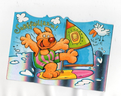 "SURFFAILLAAN!...." -KORTTI /Kimalle