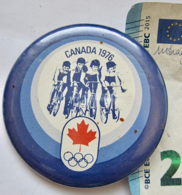 VANHA ISO Merkki USA Pyöräily Olympia 1976 Montreal Kanada
