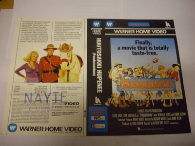 Vhs kansipaperi Fix - HUUTOSAKKI HUPENEE (Pandemonium)