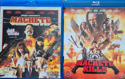 MACHETE (2010) & MACHETE KILLS (2013) -Blu-Ray