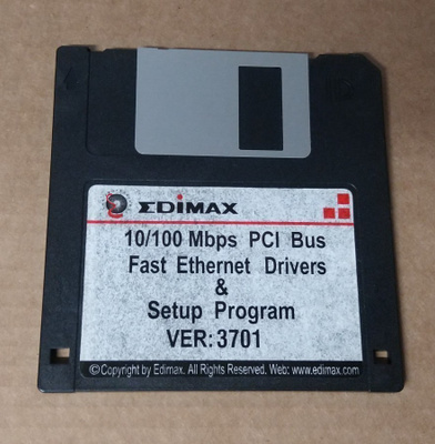 EDIMAX 10/100 Mbps PCI BUS FAST ETERNET DRIVER DISKETTI